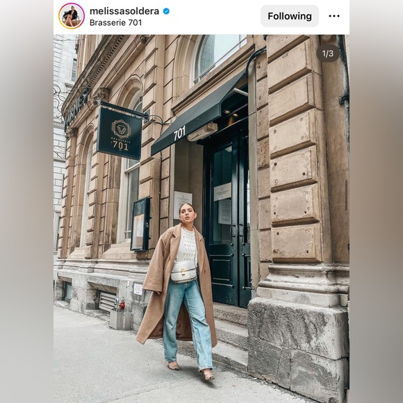 Line and Dot Cream Scallop Neck Knit Sweater - Picture 3 of 10